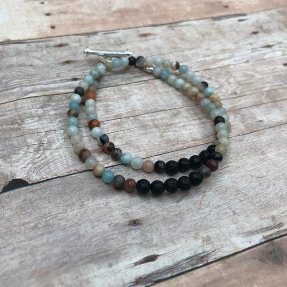 Amazonite the Stone of Intuition Bracelet - Picture 1 of 6